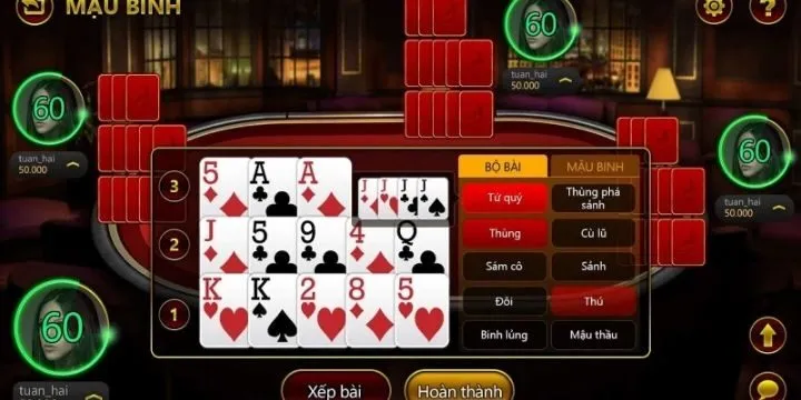 Lỗi sắp bài trong Mậu Binh chi tiết nhất