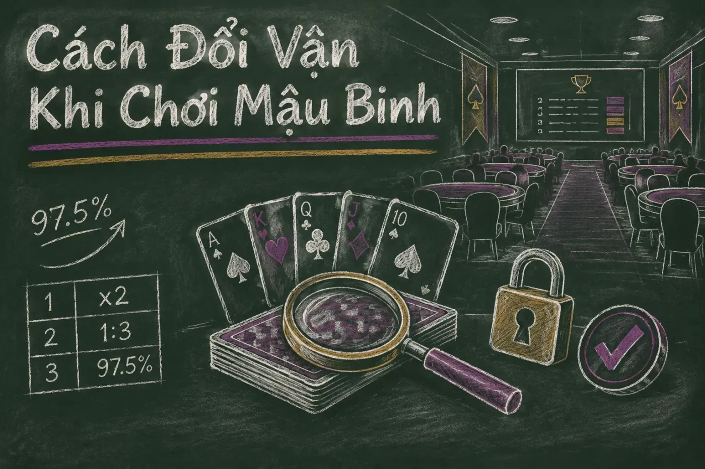Cách đổi vận khi chơi mậu binh online đơn giản, dễ dàng