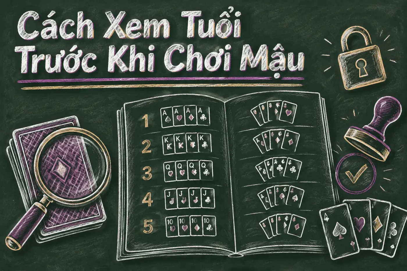 Cách xem tuổi trước khi chơi mậu binh từ chuyên gia