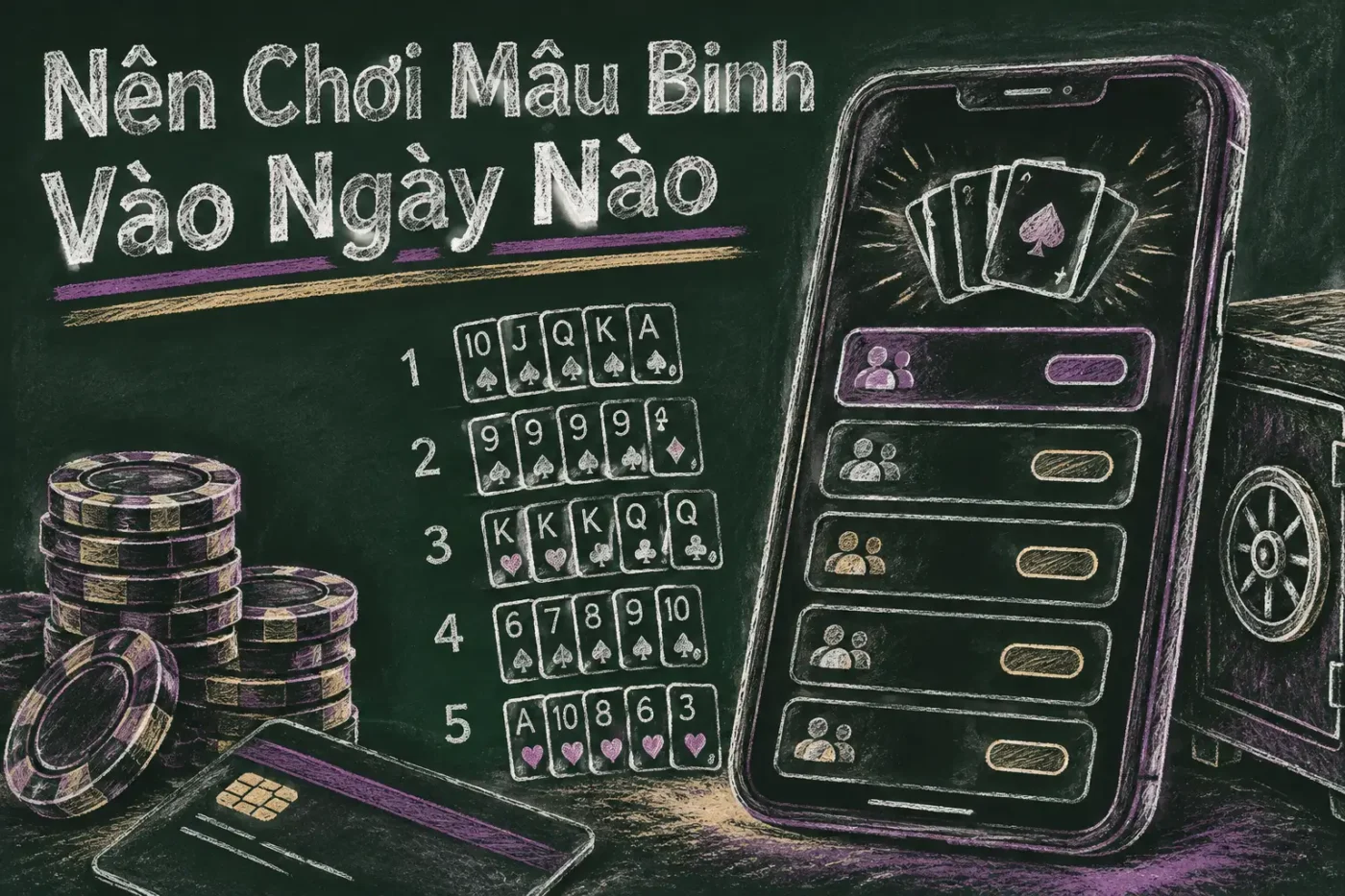 Nên chơi mậu binh vào ngày nào để dễ thắng theo chiến thuật